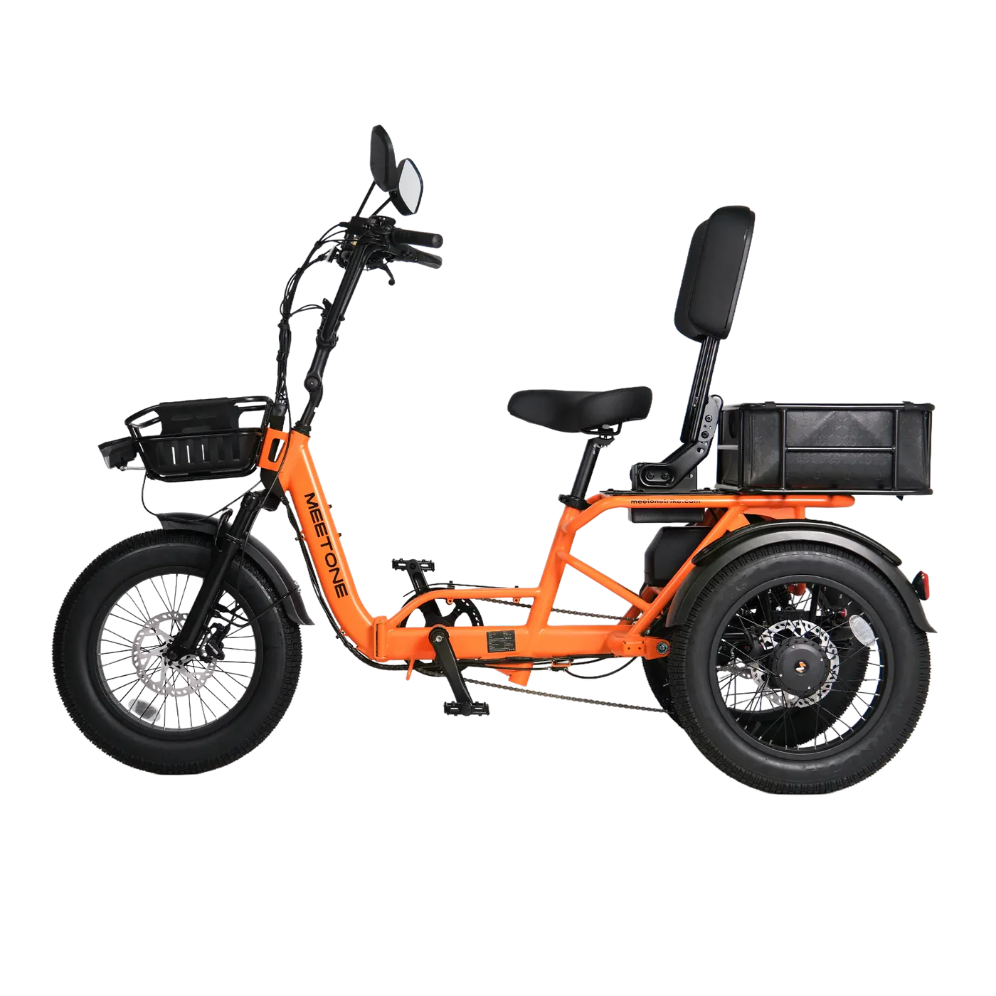 Meet One Breeze Pro 2.0 Full Suspension Fat Tire Electric Trike