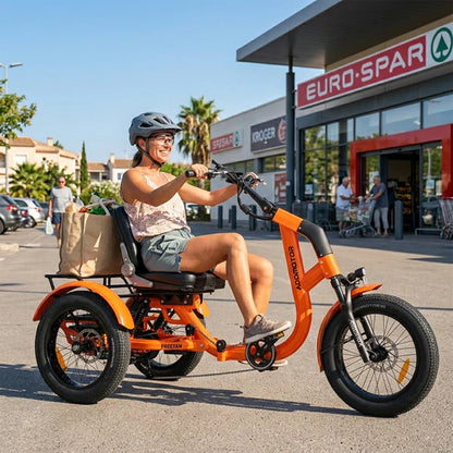Freetan M-368X Full-Suspension Semi-Recumbent eTrike