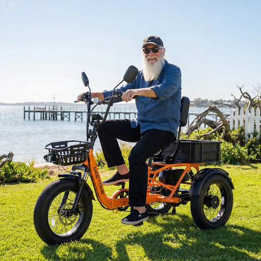 Meet One Breeze Pro 2.0 Full Suspension Fat Tire Electric Trike