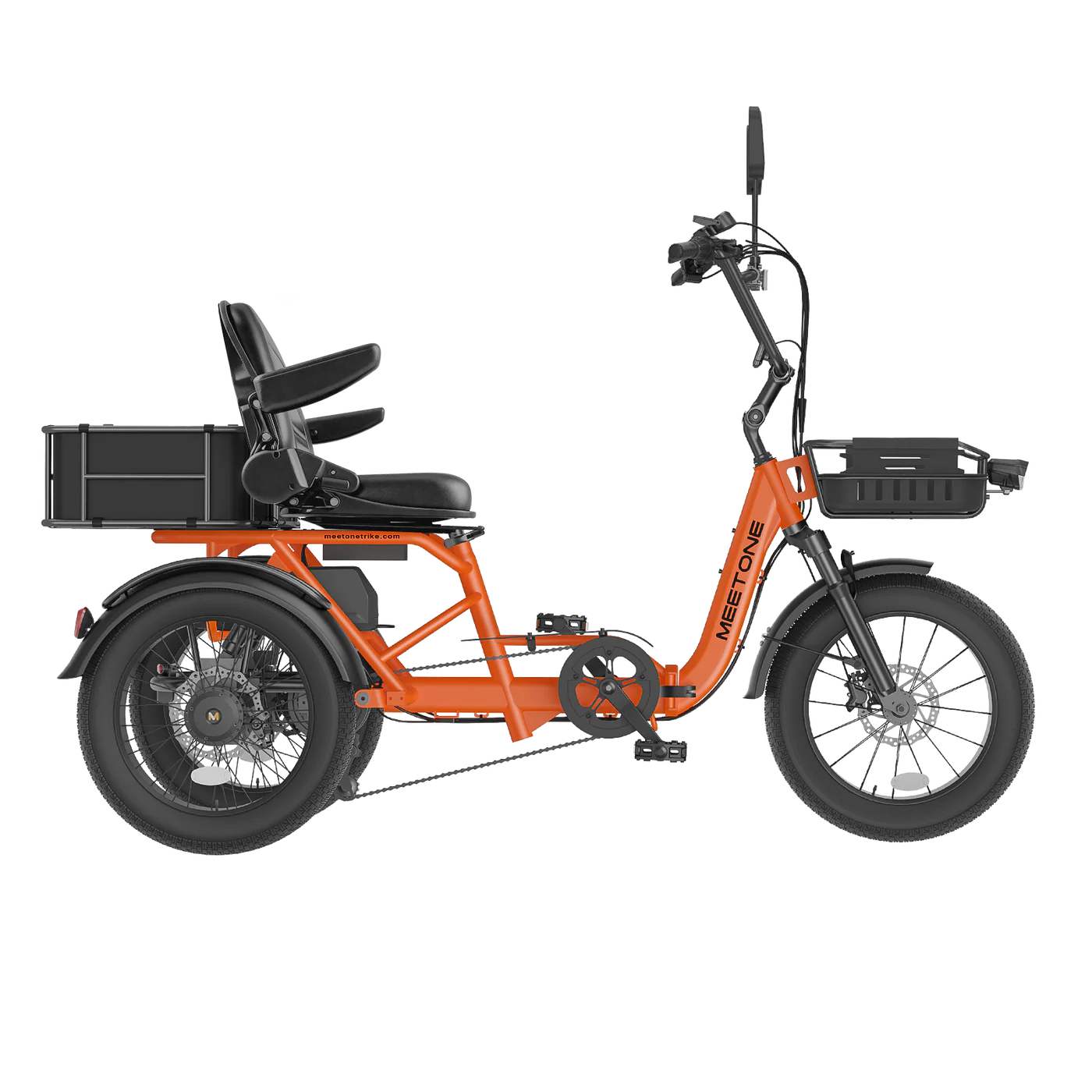 Meet One Breeze Pro 2.0 Full Suspension Fat Tire Electric Trike