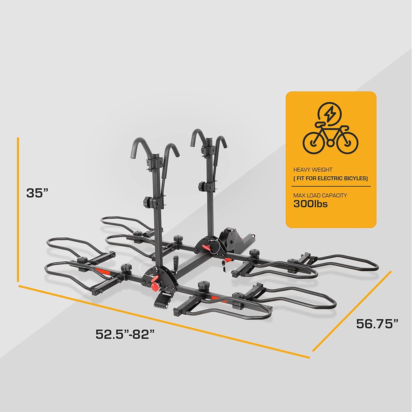 2 & 4 Bike Hitch Car Carrier Rack